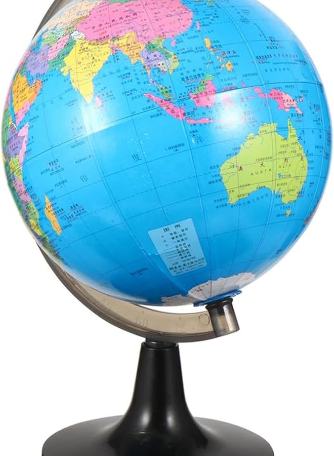 Rotating World Globe For Educational Geography Learning And Home Decor - Image 1